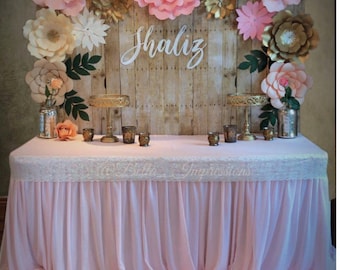 Aazon.co : Spring Pink Flower Wall Photography Background Pink Flowers Wall Backdrop Dessert