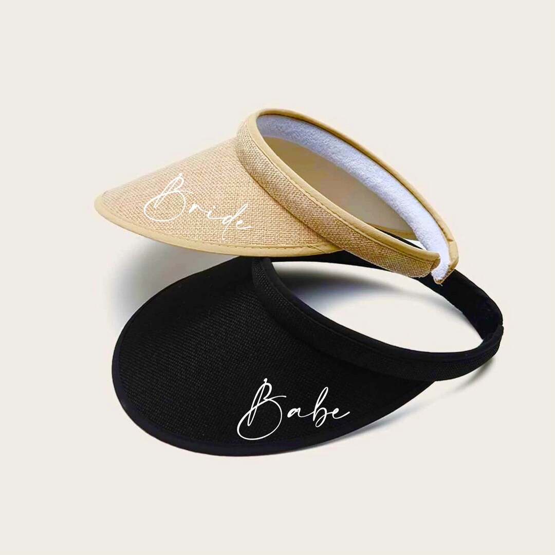 BACH PARTY VISORS Name Visors Bachelorette Hat Personalized Name Custom