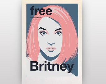 Free Britney Spears - A4 Size