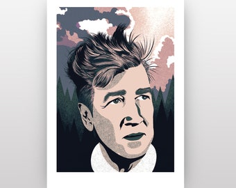 David Lynch portrait - A4 Size