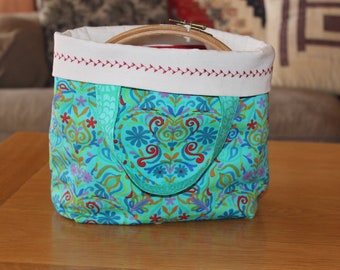 PDF pattern: Sewing/Toiletry Bag/Basket