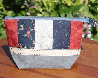 Patchwork Zipped Bag