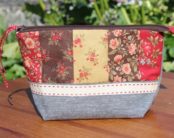 Patchwork Zipped Bag