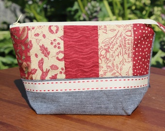 Patchwork Zipped Bag