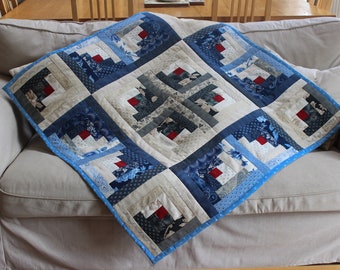 Nähanleitung: Log Cabin Lap Quilt