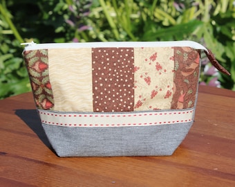 Patchwork Zipped Bag