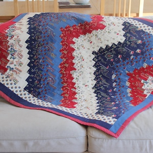 Sewing Instructions: Beginners&#39; Bargello Lap Quilt