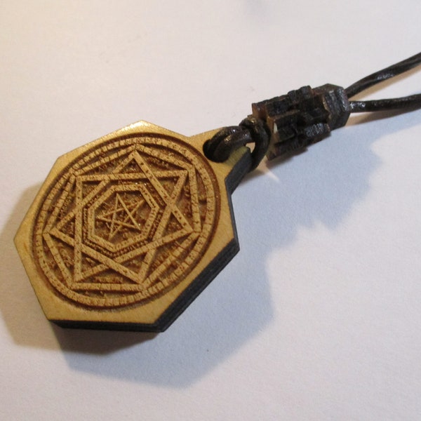 Sigillum Dei Aemeth / Enochian Magick Pendant Necklace