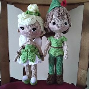 Crochet Disney Prince and Princess Dolls