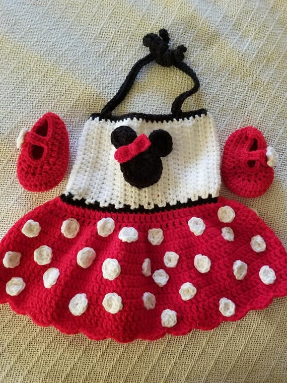 crochet minnie mouse dress