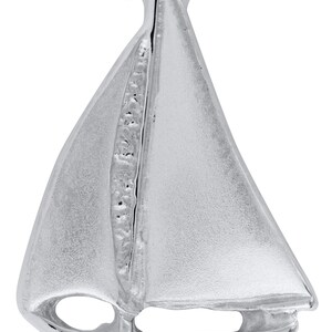 Sterling Silver Petite Sailboat Convertible Clasp Made in USA