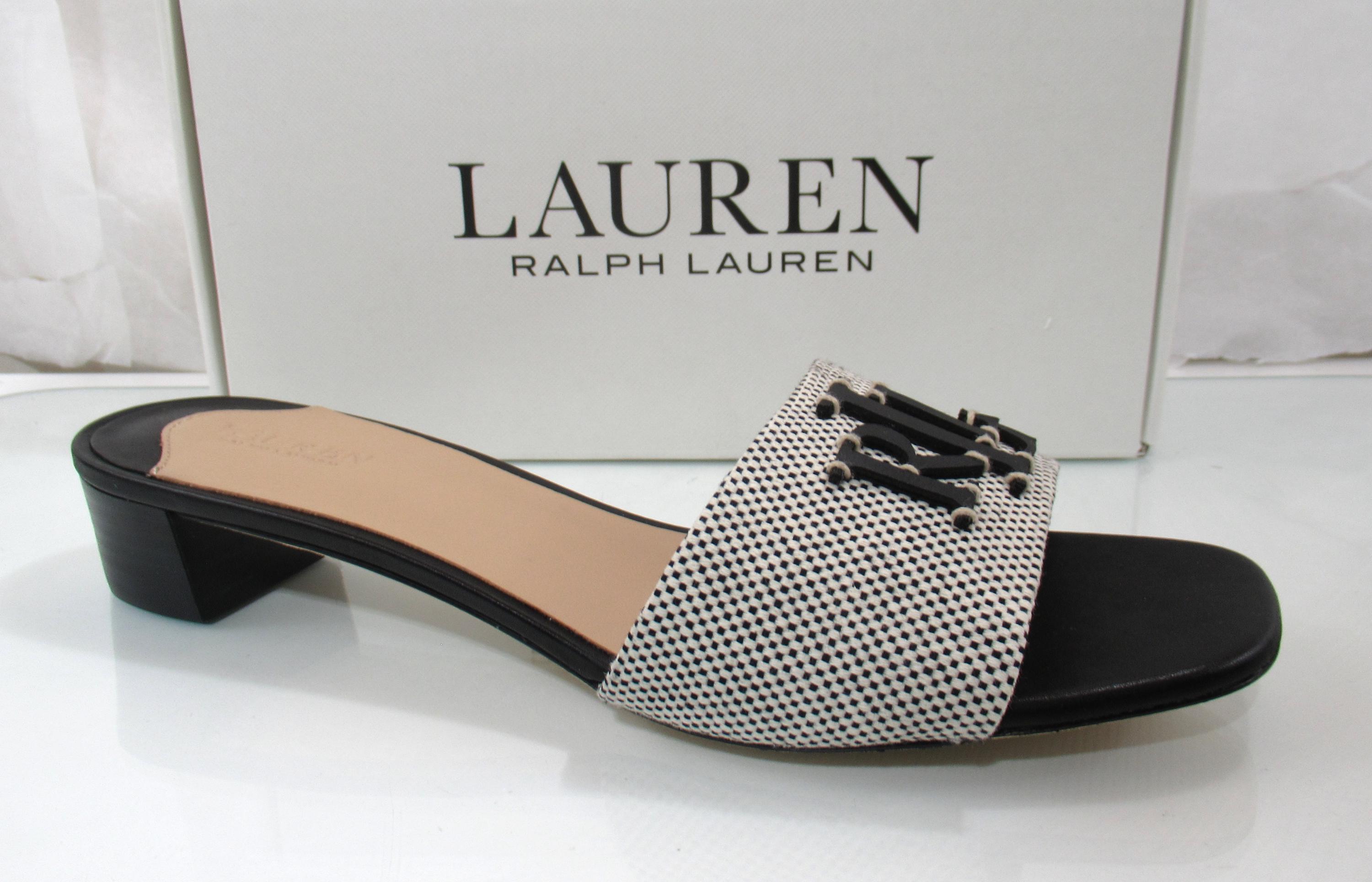 Mules Talons Noires Mila Paoli Italie – Pointure 8 US – Cuir – Slides Élégantes Neuves