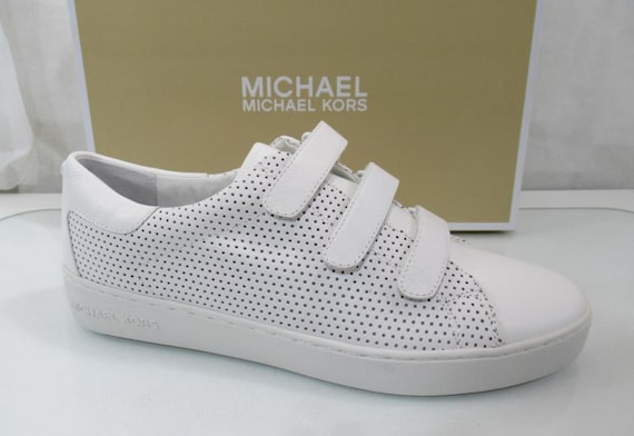 Michael Kors Craig Low Top Fashion Sneakers MK Logo Optic White Size 9.5