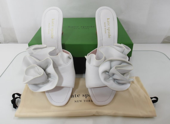 Kate Spade New York Flourish Flower Accent Heeled Sandal True
