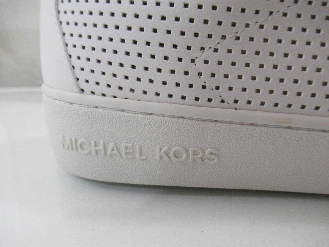 Michael Kors Craig Low Top Fashion Sneakers MK Logo Optic White Size 9.5, foto 4 de 5