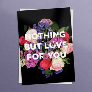 nada más que amor por ti tarjeta de San Valentín