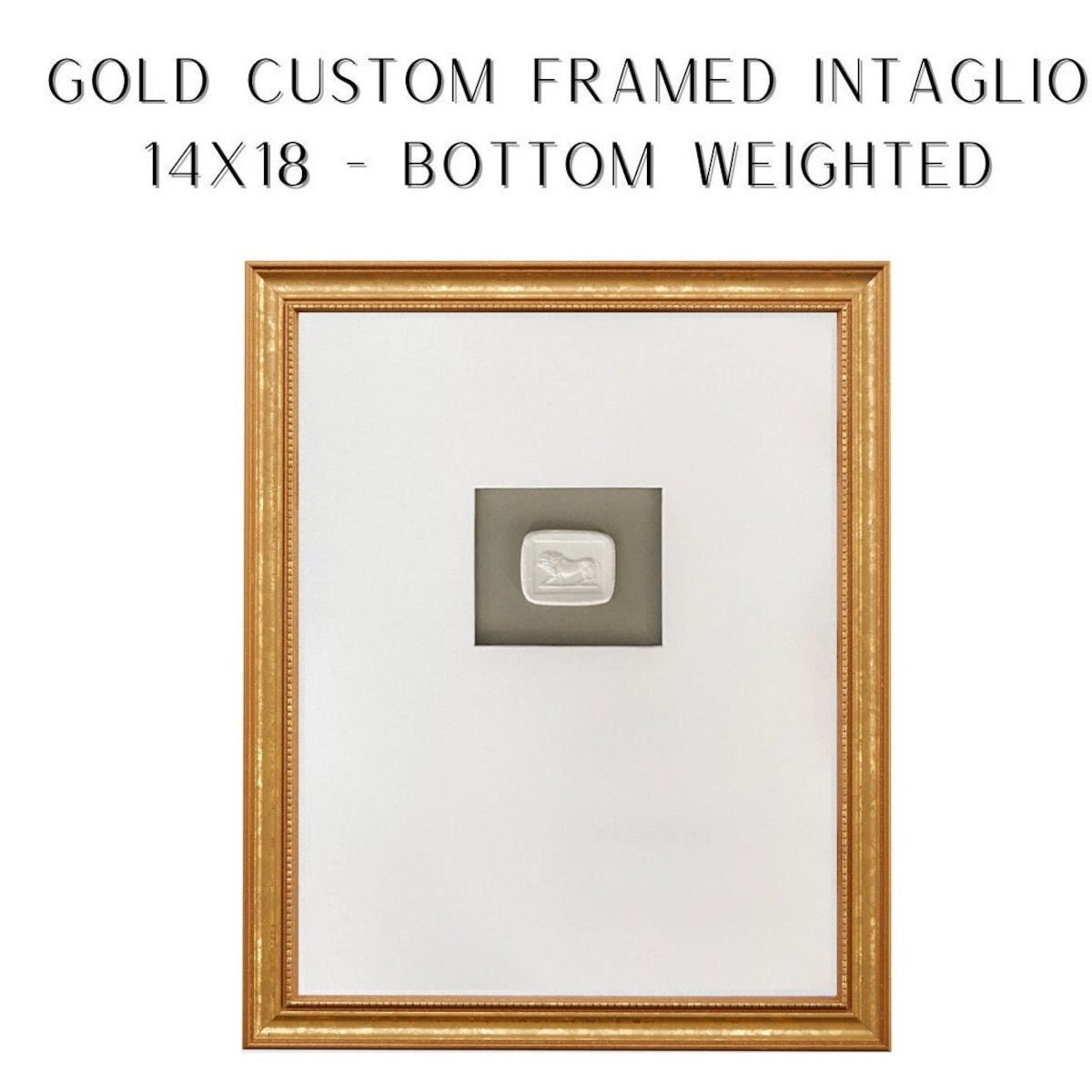 Intaglio Framed 14 X 18 Custom Gold Framed Intaglio Holiday Gift Wedding Gift Interior Design Home Decor Intaglio Art Baby Gift - Etsy