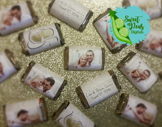 Golden Engagement Printable Miniature Candy Bar Wrappers Il_570xn
