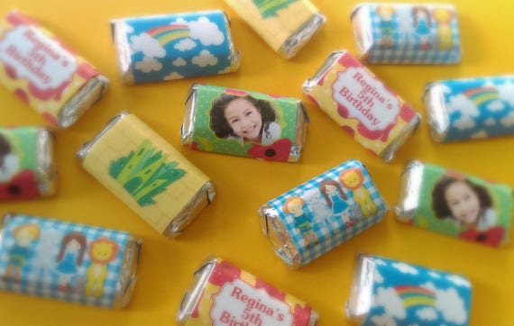 Wizard of Oz Inspired Miniature Candy Bar Wrappers Il_570xn