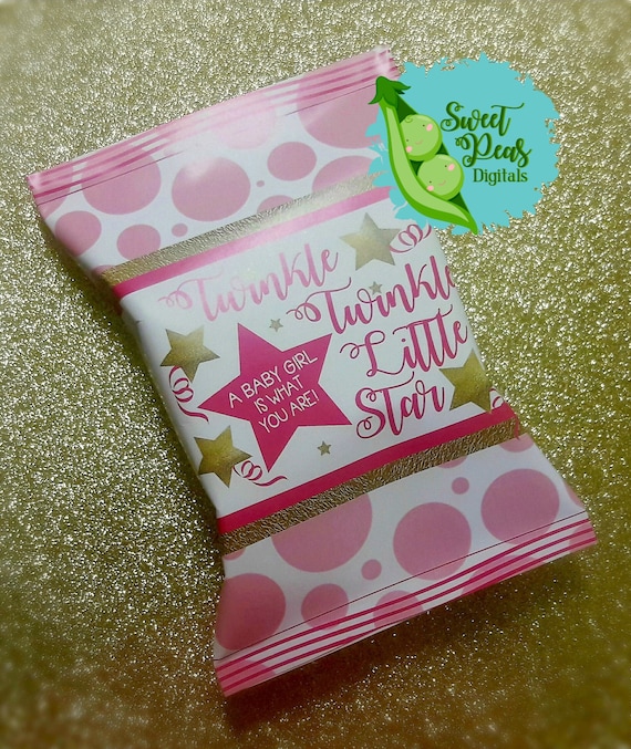 Twinkle Twinkle Baby Girl Printable Chip Bag Il_570xn