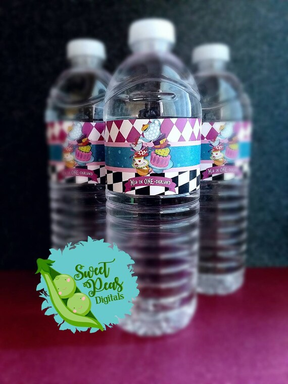 One-derland 1st Birthday Printable Water Bottle Labels Il_570xn