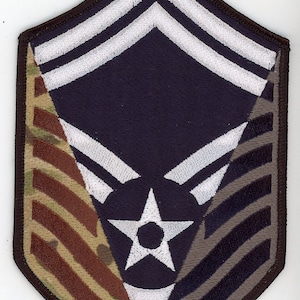 A Career in STRIPES (SMSgt 3-color multi-pattern OCP)