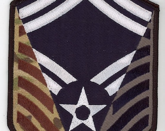A Career in STRIPES (SMSgt 3-color multi-pattern OCP)