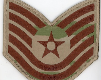 Full Size OCP Stripes (TSgt) - with Velcro backing