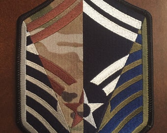 A Career in STRIPES (SMSgt 4-color multi-pattern OCP)