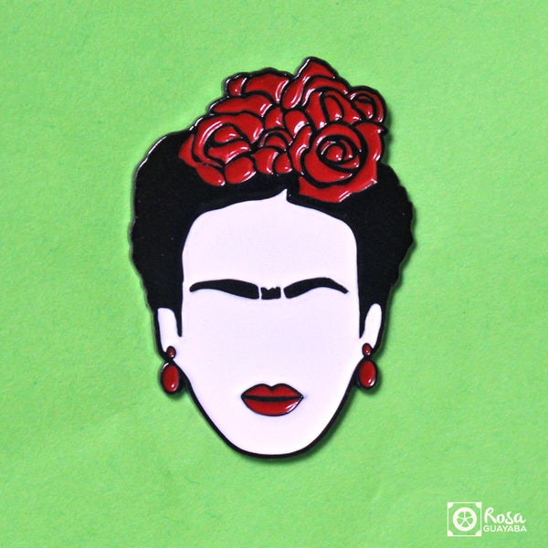 Frida Kahlo enamel pin "Cejas "- enamel pins - label Pin - Frida Kahlo Gift