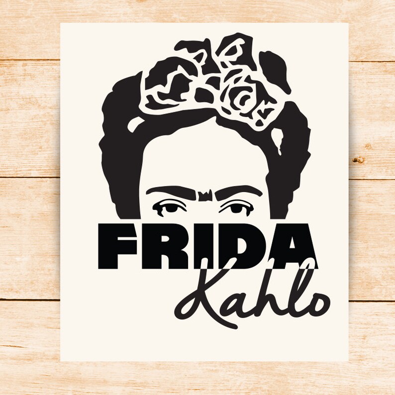 Download Frida Kahlo's eyes Vinyl Decal Vinyl stickers decals | Etsy