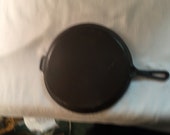 Vintage Wagner Unmarked 11 1 4 quot Cast Iron Griddle Skillet Made in USA