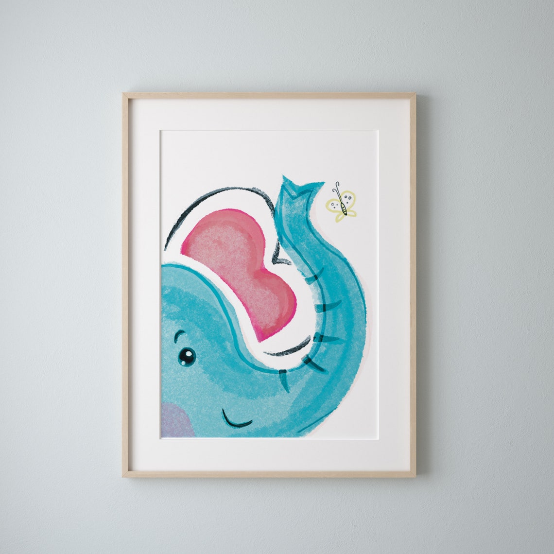 Dream Big Printable, Elephant Printable, Elephant Print, Digital File ...