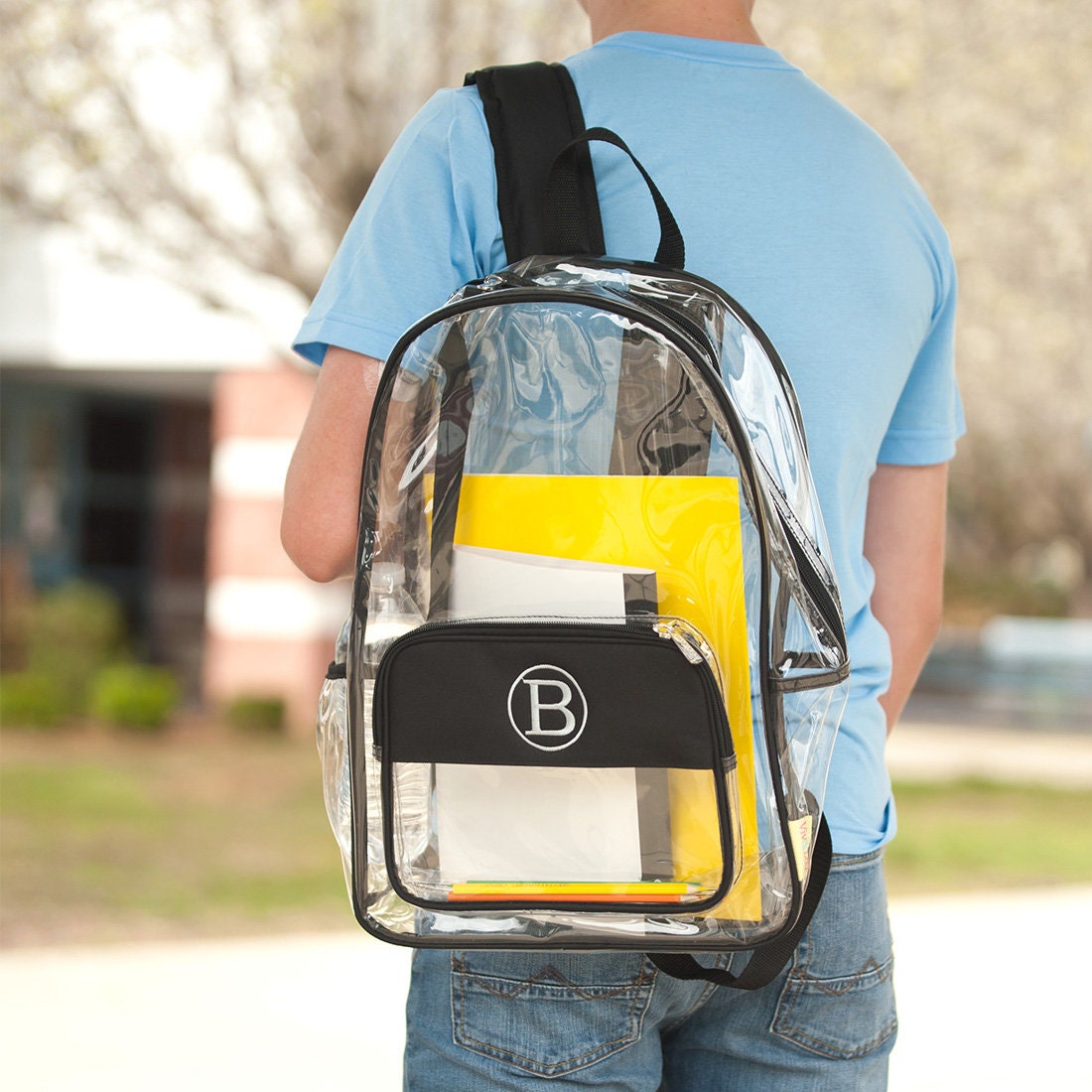 clear backpacks for sale