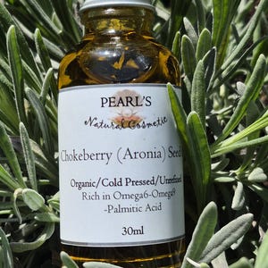 CHOKEBERY (ARONIA) OIL, Organic, Vegan, Unrefined, Cold Pressed 30ml