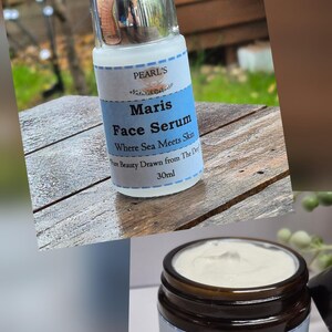 MARIS FACE SERUM, Where Sea Meets Skin, A Breath of Sea-Born Clarity, Oil Free Serum, Unscented, 30ml image 5