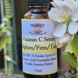 SÉRUM À LA VITAMINE C, acide hyaluronique, sérum anti-âge pour le visage, sérum végétalien