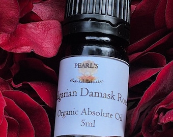 Organic Bulgarian Damask Rose Absolute Oil - 5ml