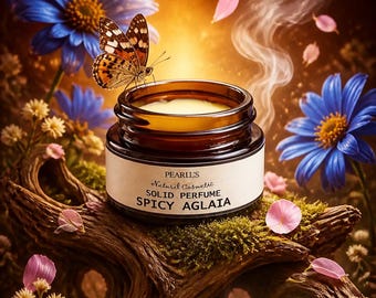 Spicy Aglaia Solid Perfume: Natural Essential Oils, Vegan, Alcohol-Free