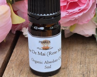 Organic Rose de Mai Absolute Oil: Moroccan Rosa Centifolia (5ml)