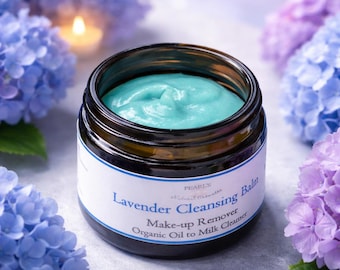 Balsamo detergente viso vegano biologico: lavanda, bergamotto e patchouli (50 g)