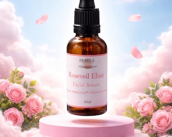 Roseveil Elixir Face Serum, Vegan, 30ml, 15ml,