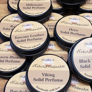 SOLID PERFUME Men, Solid Cologne, Vegan, High Quality Fragrances, Designer Type, Parfum, EDP, 20g