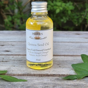 QUINOA SEED OIL, Organic, Vegan, Unrefined, Cold Pressed 30ml