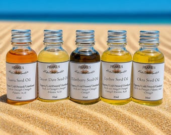Organic Cold Pressed Carrier Oil - 30ml - [Your Choice]