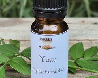 Organic Yuzu Essential Oil: Cold Pressed Citrus Junos, Japan (10ml)