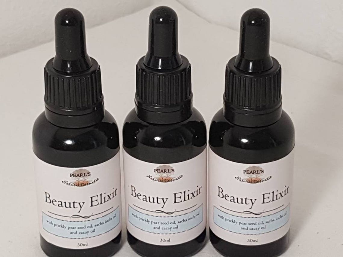 Beauty Elixir Luxury Facial Oil With Prickly Pear Seed Oil Etsy UK