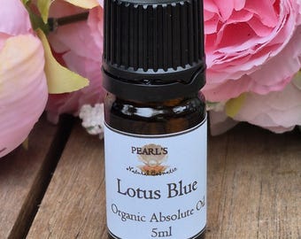 Organic LOTUS BLUE (Blue Water Lily) Absolute Oil, 5ml