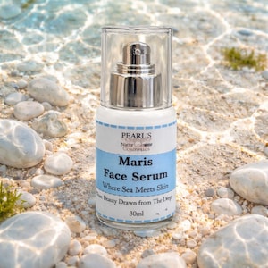 MARIS FACE SERUM, Where Sea Meets Skin, A Breath of Sea-Born Clarity, Oil Free Serum, Unscented, 30ml image 1