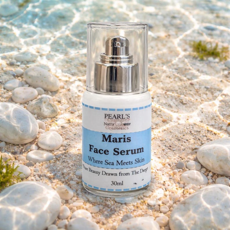 MARIS FACE SERUM, Where Sea Meets Skin, A Breath of Sea-Born Clarity, Oil Free Serum, Unscented, 30ml image 1